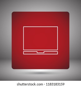 Vector icon laptop 