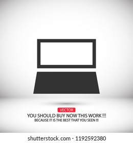 Vector icon laptop 