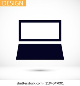 Vector icon laptop 