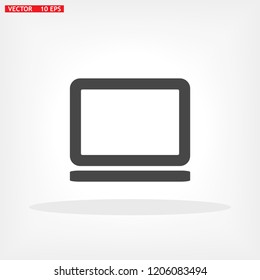 Vector icon laptop 