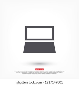 Vector icon laptop 