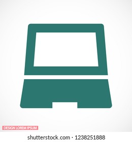 Vector icon laptop 