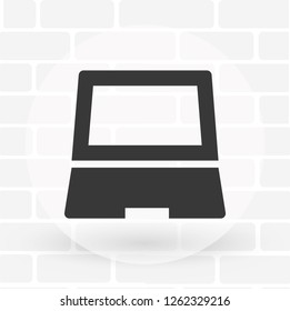 Vector icon laptop 