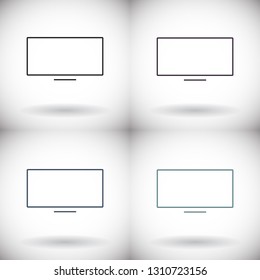 Vector icon laptop 