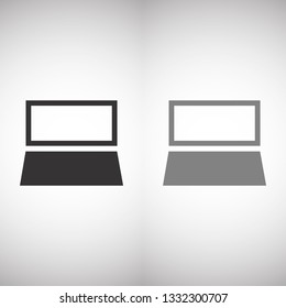 Vector icon laptop 