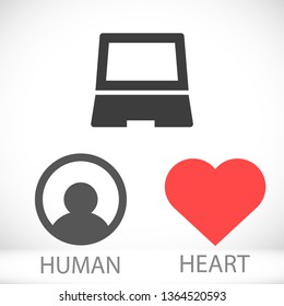 Vector icon laptop 