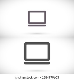 Vector icon laptop  . 
