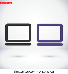 Vector icon laptop 