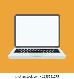 Vector icon of a laptop.