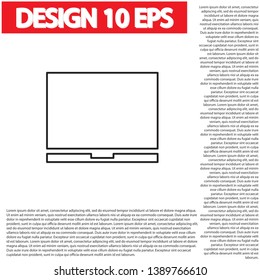 Vector icon laptop  . Lorem Ipsum Illustration design