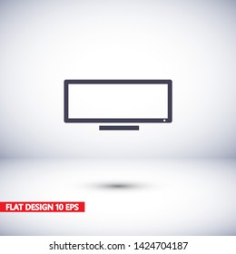 Vector icon laptop  . Lorem Ipsum Illustration design