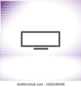 Vector icon laptop  . Lorem Ipsum Illustration design