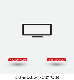 Vector icon laptop . Lorem Ipsum Illustration design