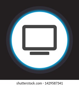 Vector icon laptop . Lorem Ipsum Illustration design