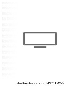 Vector icon laptop . Lorem Ipsum Illustration design