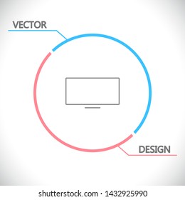 Vector icon laptop . Lorem Ipsum Illustration design