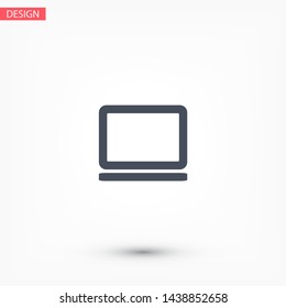Vector icon laptop . Lorem Ipsum Illustration design