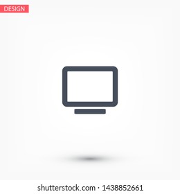 Vector icon laptop . Lorem Ipsum Illustration design