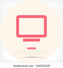 Vector icon laptop . Lorem Ipsum Illustration design
