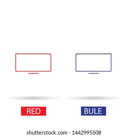 Vector icon laptop . Lorem Ipsum Illustration design