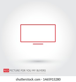 Vector icon laptop . Lorem Ipsum Illustration design