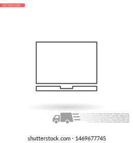 Vector icon laptop . Lorem Ipsum Illustration design