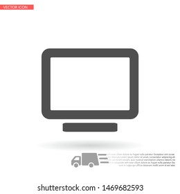 Vector icon laptop . Lorem Ipsum Illustration design