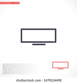 Vector icon laptop . Lorem Ipsum Illustration design