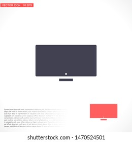 Vector icon laptop . Lorem Ipsum Illustration design