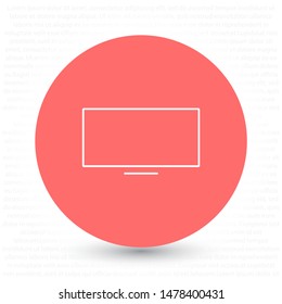 Vector icon laptop . Lorem Ipsum Illustration design