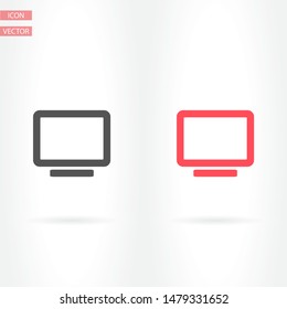 Vector icon laptop . Lorem Ipsum Illustration design