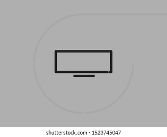 Vector icon laptop . Lorem Ipsum Illustration design