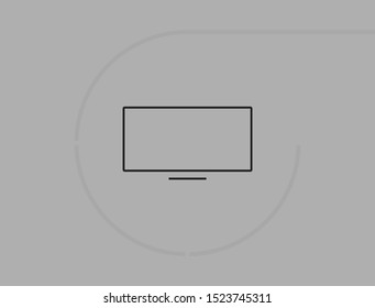 Vector icon laptop . Lorem Ipsum Illustration design