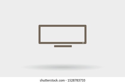 Vector icon laptop . Lorem Ipsum Illustration design