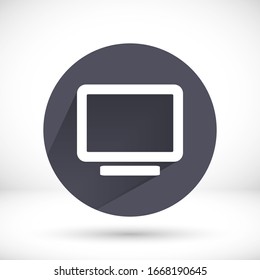 Vector icon laptop . Lorem Ipsum Illustration design