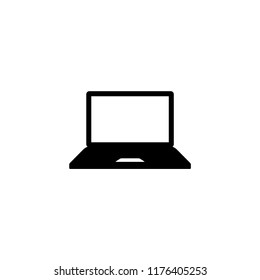 vector icon laptop on isolated white background