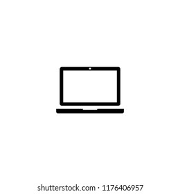 vector icon laptop on isolated white background