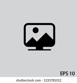 vector icon laptop picture,eps10 format