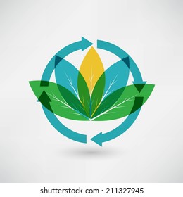 vector icon leaf
