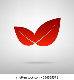 vector icon leaf
