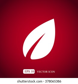 Vector icon leaf