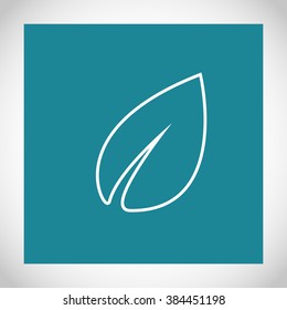 Vector icon leaf