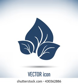 Vector icon leaf 