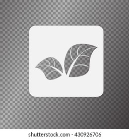 vector icon leaf symbol