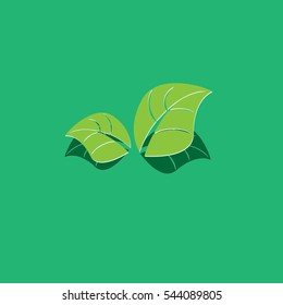 vector icon leaf symbol