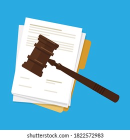 Vector icon for legal documents EPS10