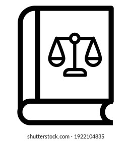 vector icon, legal judge, judgment concept, law book and gavel, Law Book Icon, Law book line icon, justice and law, book with libra sign, vector graphics