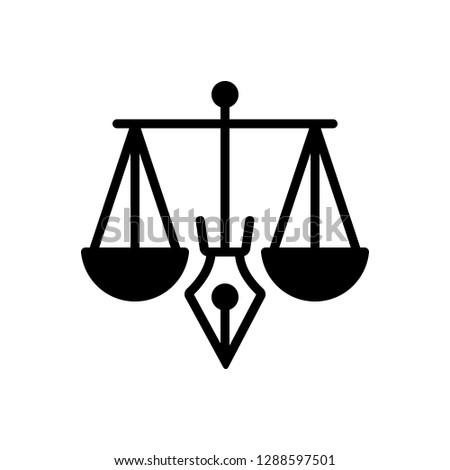 Vector icon for legitimacy