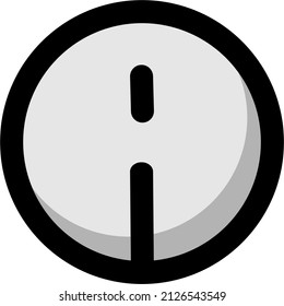Vector icon letter A  with circle shape. Suitable for initial logos for individuals or companies.