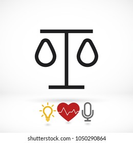 Vector icon Libra 10 EPS